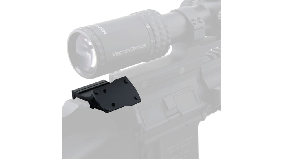 Vekt Defense MAG Red Dot Sight Offset Picatinny Mount for RD-43 &amp; RD-49 &amp; S.H.I.E.L.D Footprint, Black, SCFRM-03