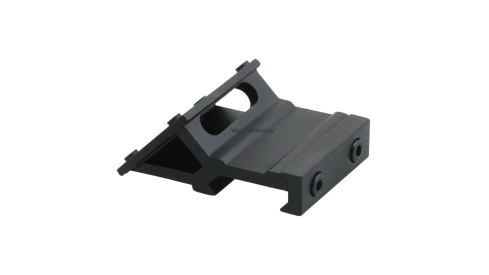 Vekt Defense MAG Red Dot Sight Offset Picatinny Mount for RD-43 &amp; RD-49 &amp; S.H.I.E.L.D Footprint, Black, SCFRM-03