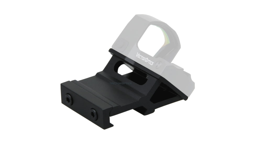 Vekt Defense MAG Red Dot Sight Offset Picatinny Mount for RD-43 &amp; RD-49 &amp; S.H.I.E.L.D Footprint, Black, SCFRM-03