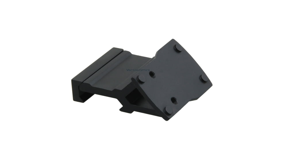Vekt Defense MAG Red Dot Sight Offset Picatinny Mount for RD-43 &amp; RD-49 &amp; S.H.I.E.L.D Footprint, Black, SCFRM-03