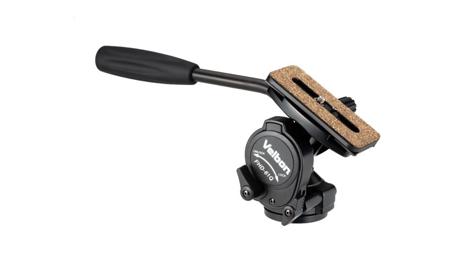 Velbon FHD-61QN 2-way Die Cast Tripod Fluid Head, Black FHD-61QN