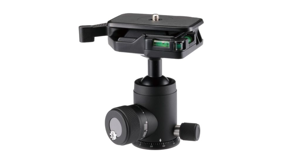 Velbon QHD-S5D Tripod Ball Head w/Two Stopper Knobs, Black QHD-S5D