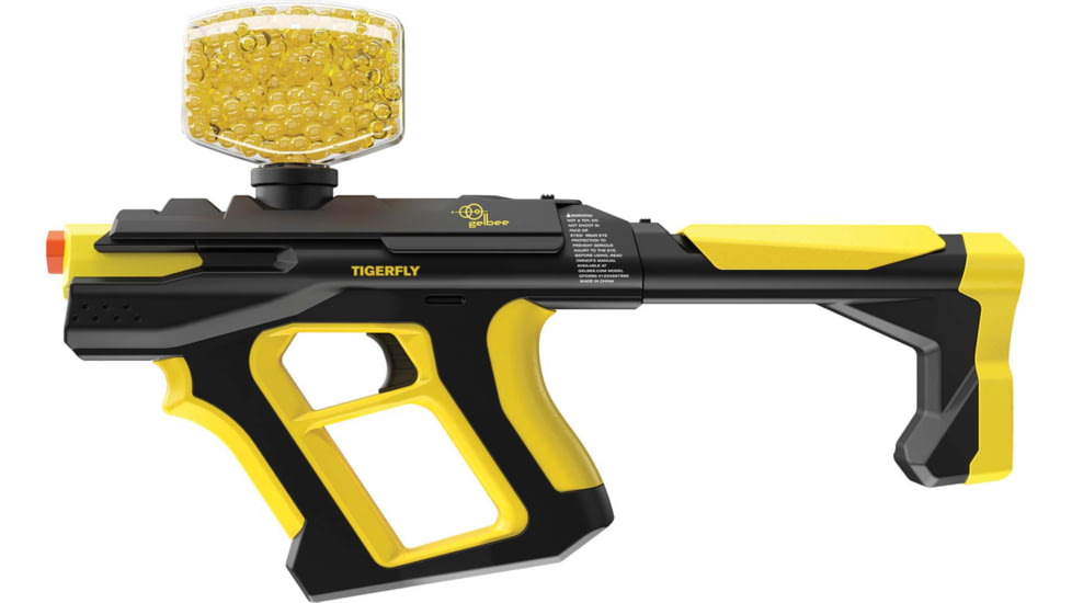 Velocity GelBee Tigerfly Pistol w/ Removable Stock, Rechargeable Battery, 1000 BbS, GFGBB4