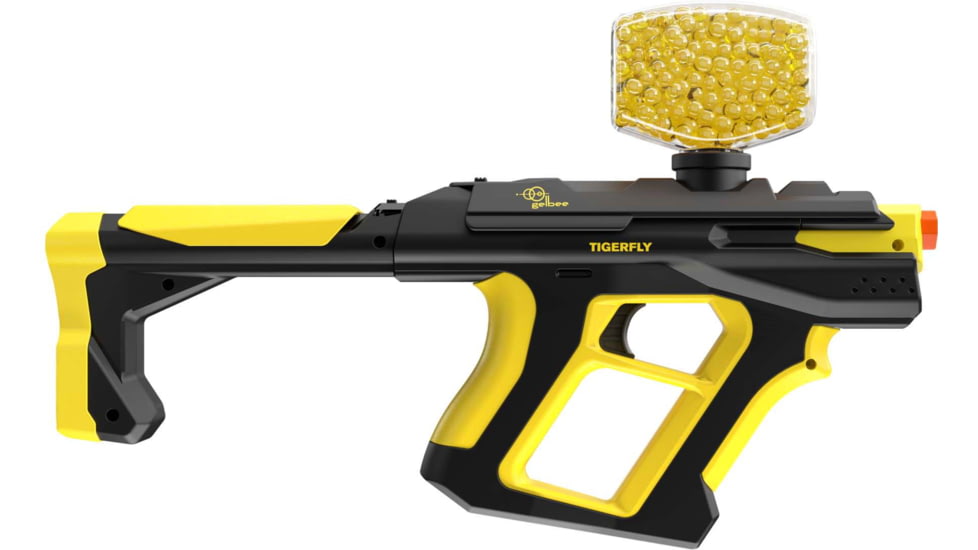 Velocity GelBee Tigerfly Pistol w/ Removable Stock, Rechargeable Battery, 1000 BbS, GFGBB4