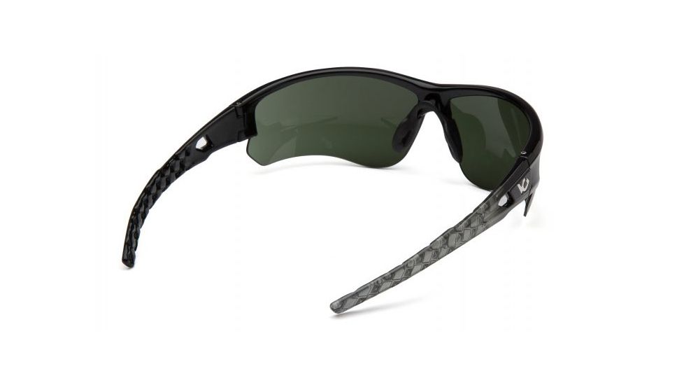 Venture Gear Atwater Safety Glasses w/Forest Gray Anti-Fog Lens, Black Silver, VGSSB1226TB