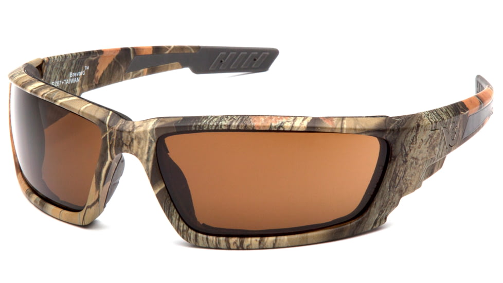 Venture Gear Brevard Safety Glasses - Bronze Anti-Fog Lens, Cammo Frame, VGCM1018DT