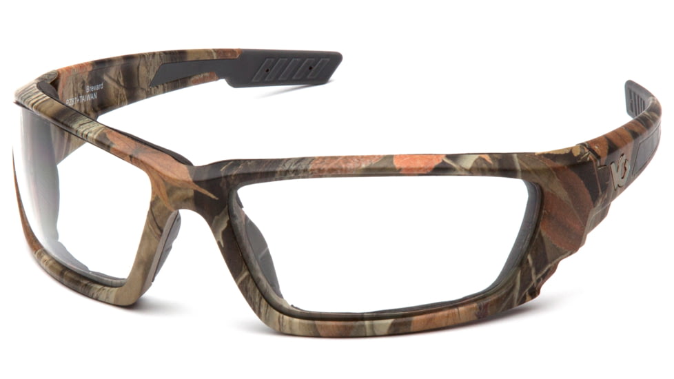 Venture Gear Brevard Safety Glasses - Clear Anti-Fog Lens, Cammo Frame, VGCM1010DT