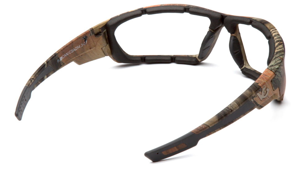 Venture Gear Brevard Safety Glasses - Clear Anti-Fog Lens, Cammo Frame, VGCM1010DT