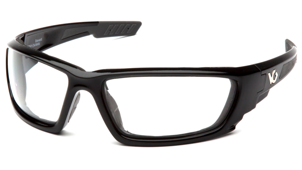Venture Gear Brevard Safety Glasses - Clear Anti-fog Lens, Shiny Black Frame, VGSB1010DT