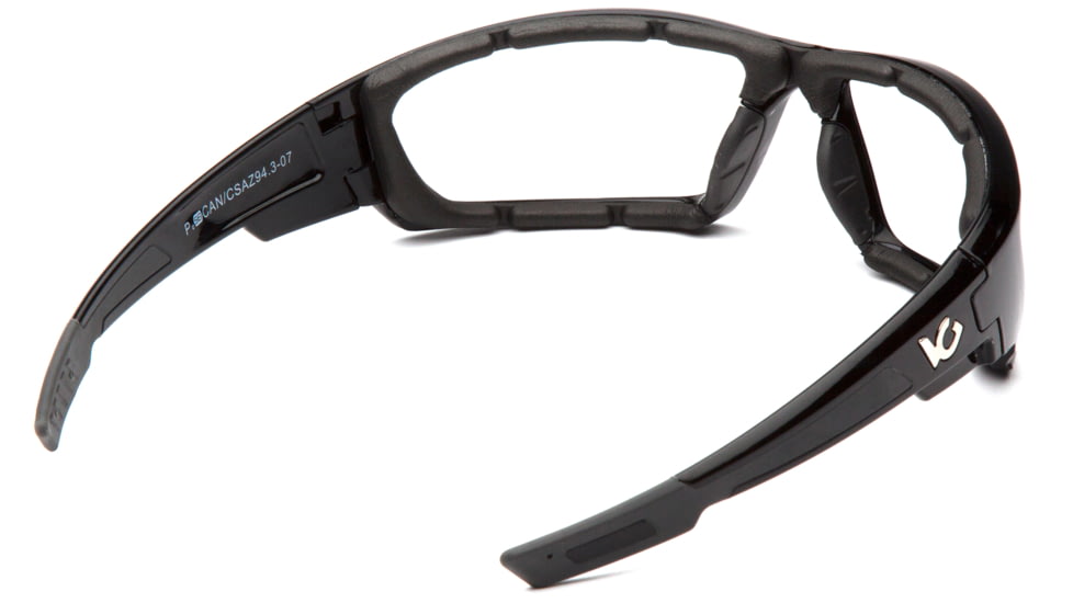 Venture Gear Brevard Safety Glasses - Clear Anti-fog Lens, Shiny Black Frame, VGSB1010DT