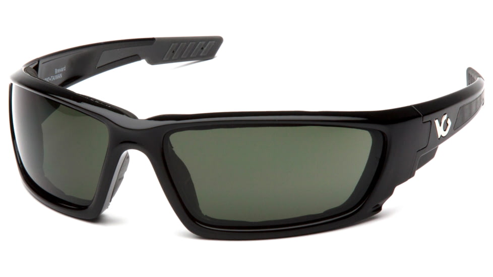 Venture Gear Brevard Safety Glasses - Forest Gray Anti-Fog Lens, Shiny Black Frame, VGSB1026DT