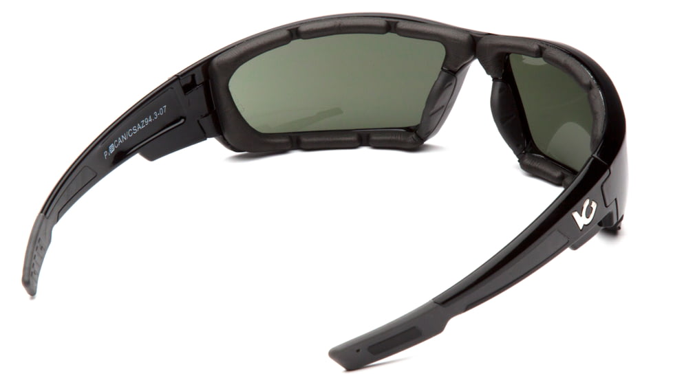 Venture Gear Brevard Safety Glasses - Forest Gray Anti-Fog Lens, Shiny Black Frame, VGSB1026DT