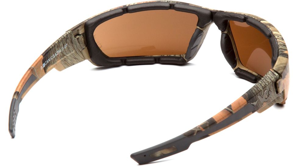 Venture Gear Brevard Safety Glasses w/Bronze Anti-Fog Lens, Camo, VGSCM1018DTB