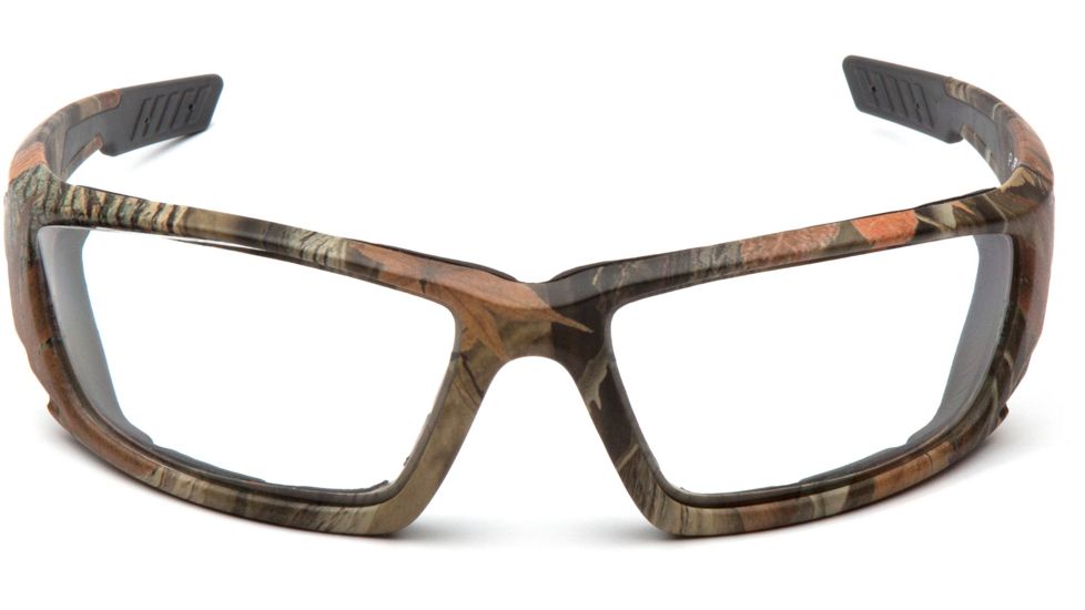 Venture Gear Brevard Safety Glasses w/Clear Anti-Fog Lens, Camo, VGSCM1010DTB