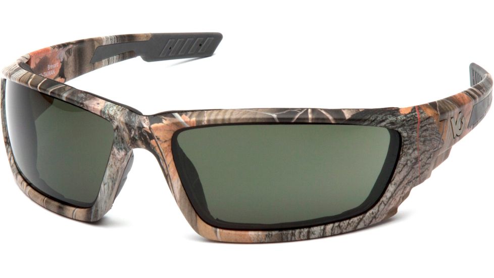 Venture Gear Brevard Safety Glasses w/Forest Gray Anti-Fog Lens, Camo, VGSCM1026DTB