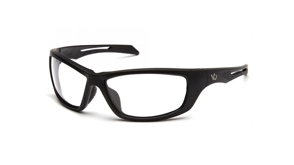 Venture Gear Tactical Howitzer Safety Glasses w/Clear Anti-Fog Lens, Black, Universal VGSB1310T