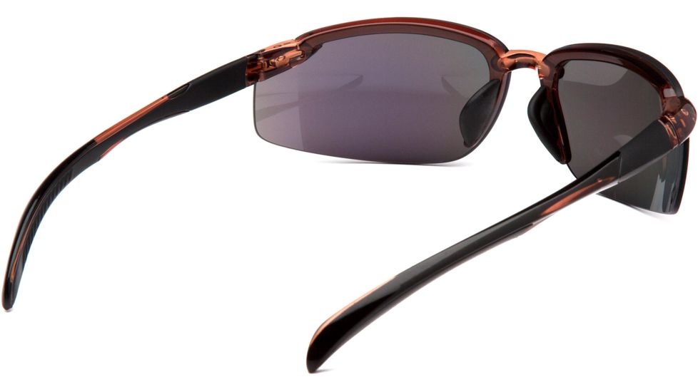 Venture Gear Waverton Safety Glasses w/Multi Mirror Lens, Brown, VGSBR1156DB