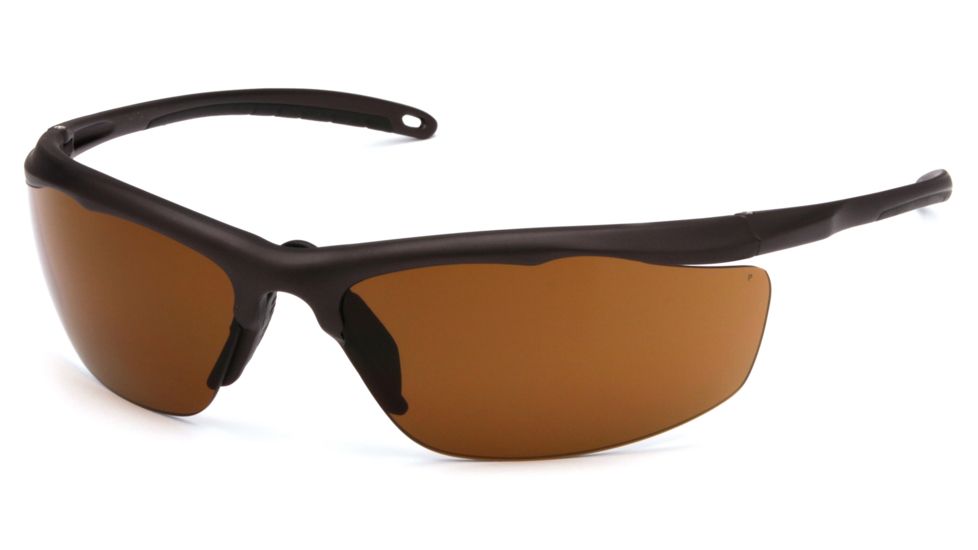 Venture Gear Zumbro Shooting Glasses, Bronze Anti-Fog Lens, Bronze Frame VGSBR218T