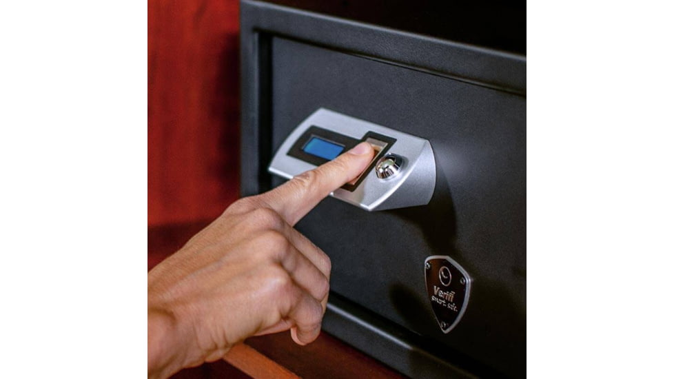 Verifi Smart Safe S5000 Biometric Gun Safe, 0.52 Cu Ft, Black, S5000-BLK-VER-G2
