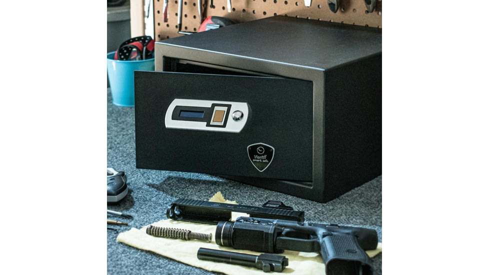 Verifi Smart Safe S5000 Biometric Gun Safe, 0.52 Cu Ft, Black, S5000-BLK-VER-G2