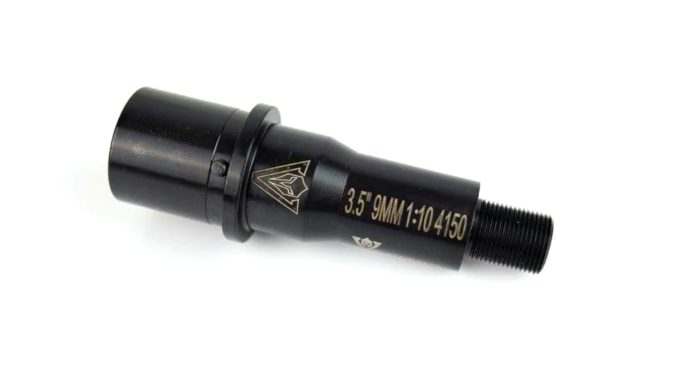 Veritas Tactical CMV AR 9mm Barrel, 3.5in, Medium Profile, 1/10 Twist, 1/2 x 28 Thread, Black Nitride, PCB-35-M4-9MM-10-N
