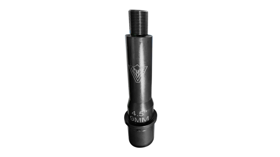 USED Veritas Tactical CMV AR 9mm Barrel, 4.5in, Medium Profile, 1/10 Twist, 1/2 x 28 Thread, Black Nitride, PCB-45-M4-9MM-10-N, EDEMO1, Used, Condition Fair, Scratches