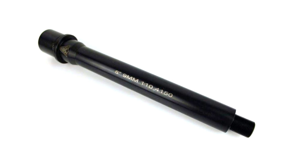 Veritas Tactical CMV AR 9mm Barrel, 8in, Medium Profile, 1/10 Twist, 1/2 x 28 Thread, Black Nitride, PCB-8-M4-9MM-10-N