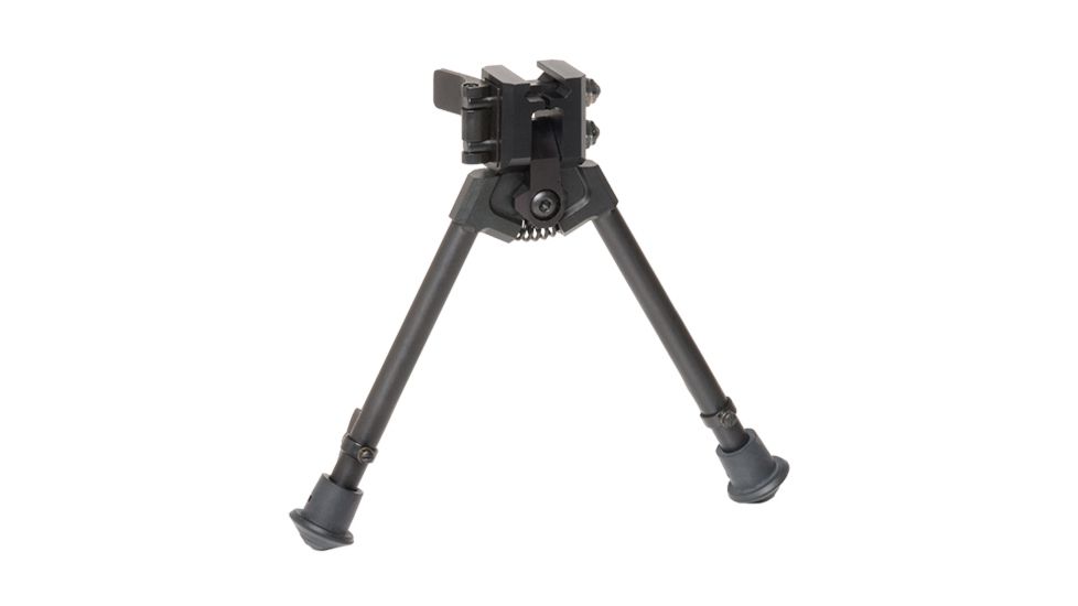Versa-Pod 300 Series Rubber Feet NON-Pan-Tilt Bipod, 9-12in, Black, 350-826
