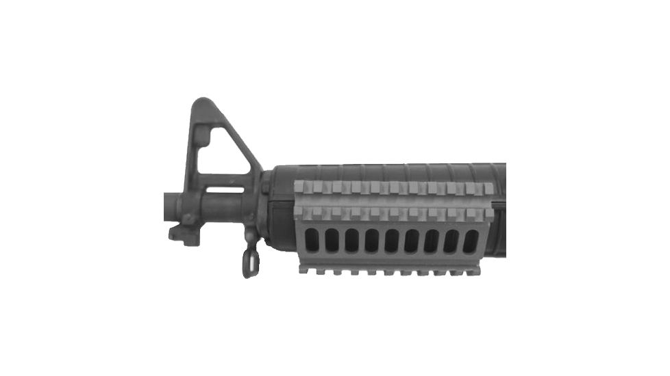 Versa-Pod US Tactical Systems MIL-STD-1913 Picatinny AR-15 Tri-Rail Mount, Steel, Black, 150-820