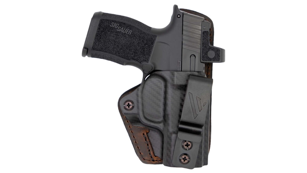 Versacarry Comfort Flex Custom Holster - IWB - Polymer/Brown Hybrid - Size Glock 42, CFC211G42