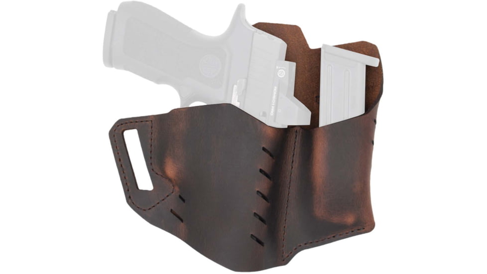 Versacarry Commander Pro Holster - OWB - With Mag Pouch - Brown - Size 2 - Left Hand, 62102L