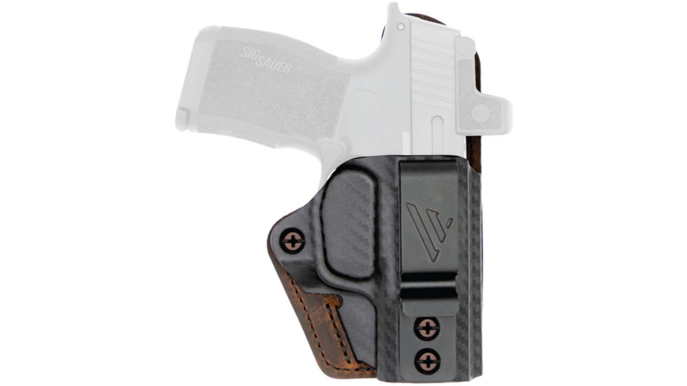 Versacarry Compound Custom IWB Leather Belt Holster, SIG Sauer P365, Right Hand, Distressed Brown, 1CC26-21P365