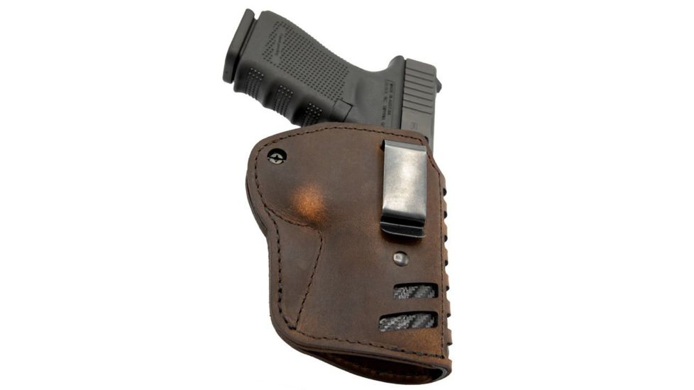 USED Versacarry Compound IWB Holster, Right Hand, Size 1, Distressed Brown, C2111-1, EDEMO1, Used, Condition Fair, Condition Fair, Used