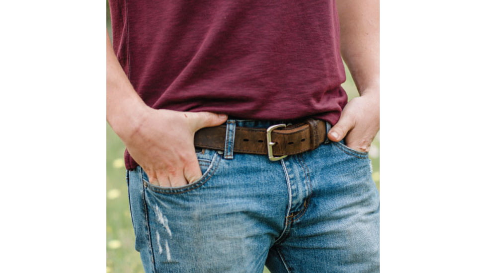 Versacarry Double Ply Belt, 46x1.5in, Water Buffalo, Brown, 50246