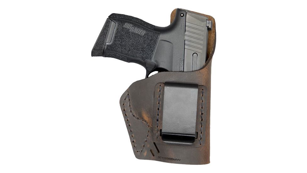 Versacarry Element Holster Iwb Rh Leather Sig P365 Brown