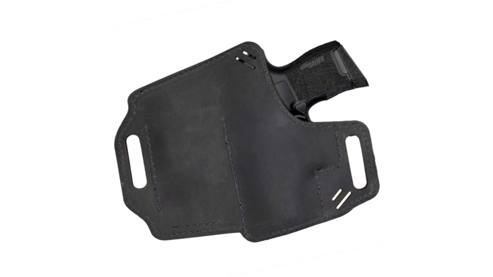 Versacarry Guardian Holster - Arc Angel Design - OWB - Mag Pouch - Black Base/Brown Patch - Size 3, UGMA3BLK