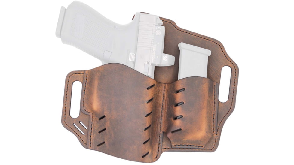 Versacarry Guardian Holster - OWB - Mag Pouch - Brown - Size 2 - Left Hand, GM2BRNL