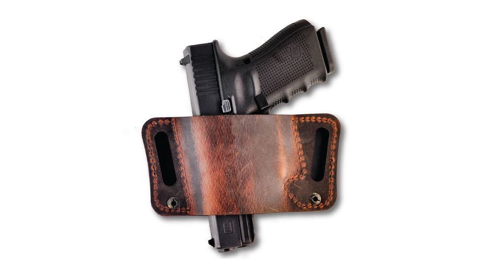 Versacarry Orion IWB/OWB Ambidextrous Holster, Size 2, Distressed Brown, 22102
