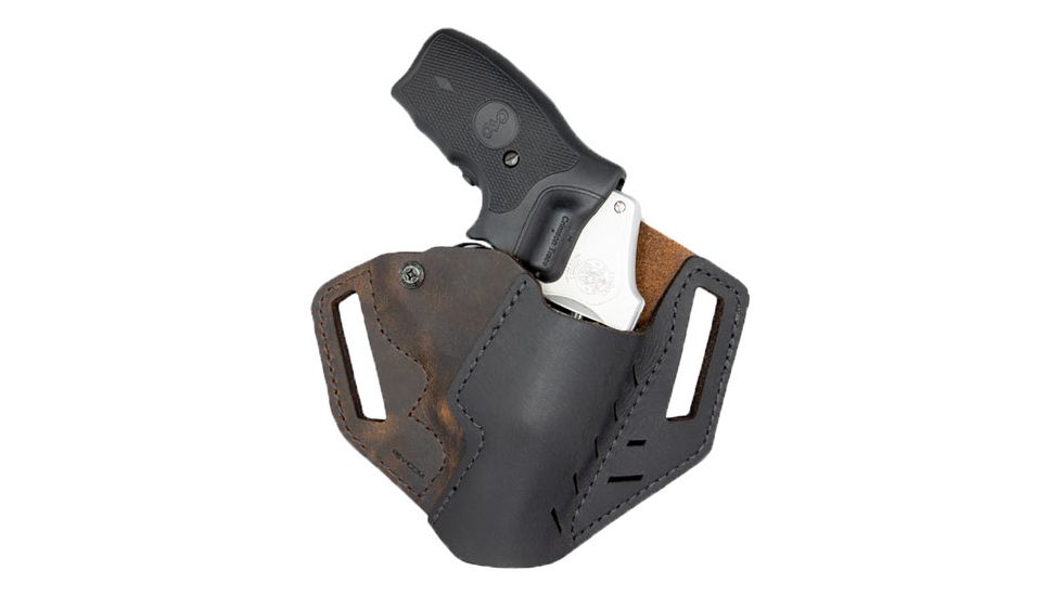 Versacarry Revolver Holstr Owb Rh S&amp;w J Frames 2'' Brown/black