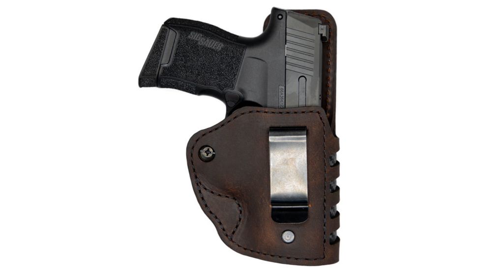 Versacarry Comfort Flex Deluxe IWB Holster, Right Hand, Size P365, Distressed Brown, CFD211365