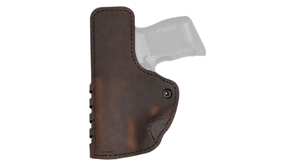 Versacarry Comfort Flex Deluxe IWB Holster, Right Hand, Size P365, Distressed Brown, CFD211365