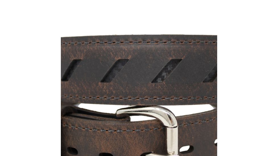Versacarry VC Compound Double Ply Belt, 34x1.5in, Leather/Kydex, Brown, 50434