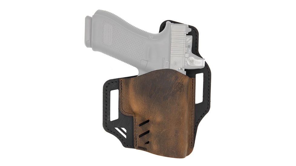 Versacarry Rough Rider OWB Holster, Right Hand, Size 2, Brown, RR1102