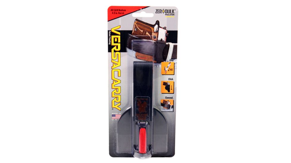 VersaCarry VC Zerobulk Hlstr Blk .40 S&W 4.0Bbl MD 40-MD-TB