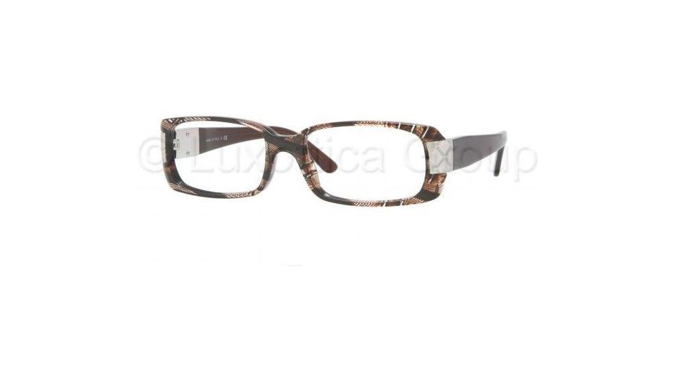 Versace Eyeglass Frames VE3130 835-5416 - Striped Brown 