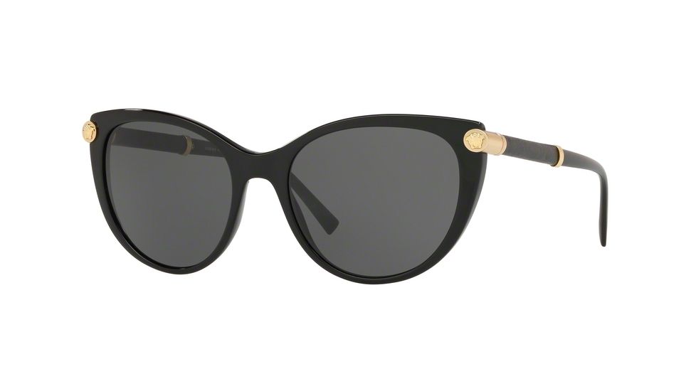 Versace V-ROCK VE4364Q Progressive Prescription Sunglasses, 55mm, VE4364Q-GB1-87-55-PRO