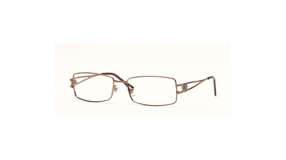 Versace VE 1092B Eyeglasses Styles Light Brown Frame w/Non-Rx 51 mm Diameter Lenses, 1045-5116