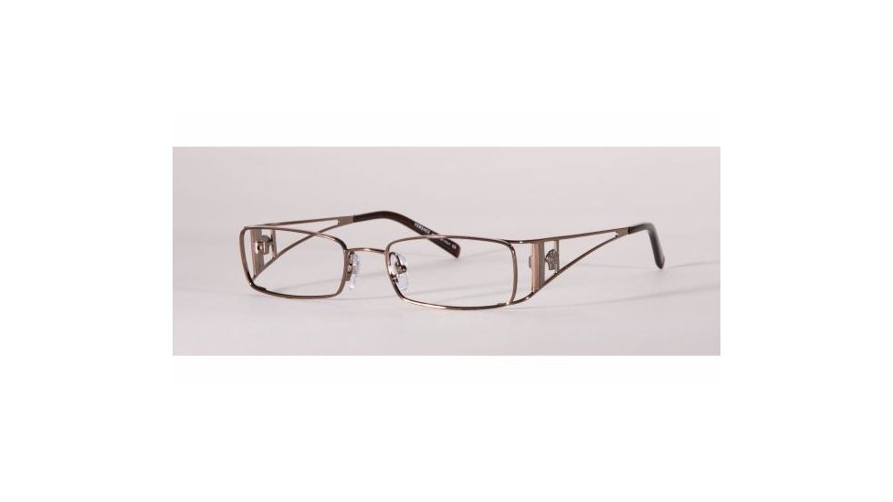 Versace VE 1111 Eyeglasses Styles Brown Frame w/Non-Rx 49 mm Diameter Lenses, 1013-4917