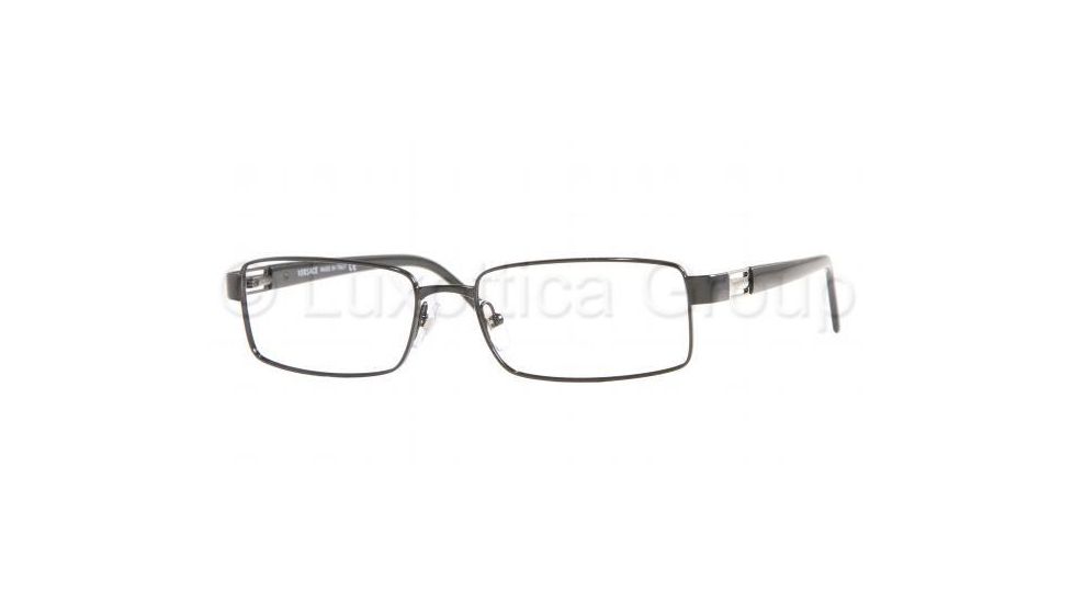 Versace VE 1120 Eyeglasses Styles Black Frame w/Non-Rx 52 mm Diameter Lenses, 1009-5216