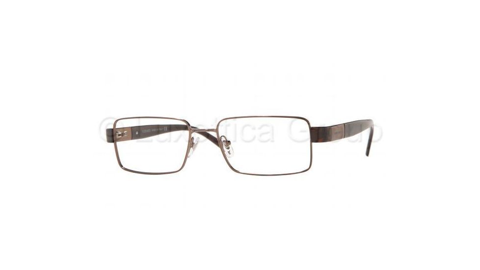 Versace VE1129 SV Prescription Eyeglasses - Light Brown Frame / 52 mm Prescription Lenses, 1031-5217